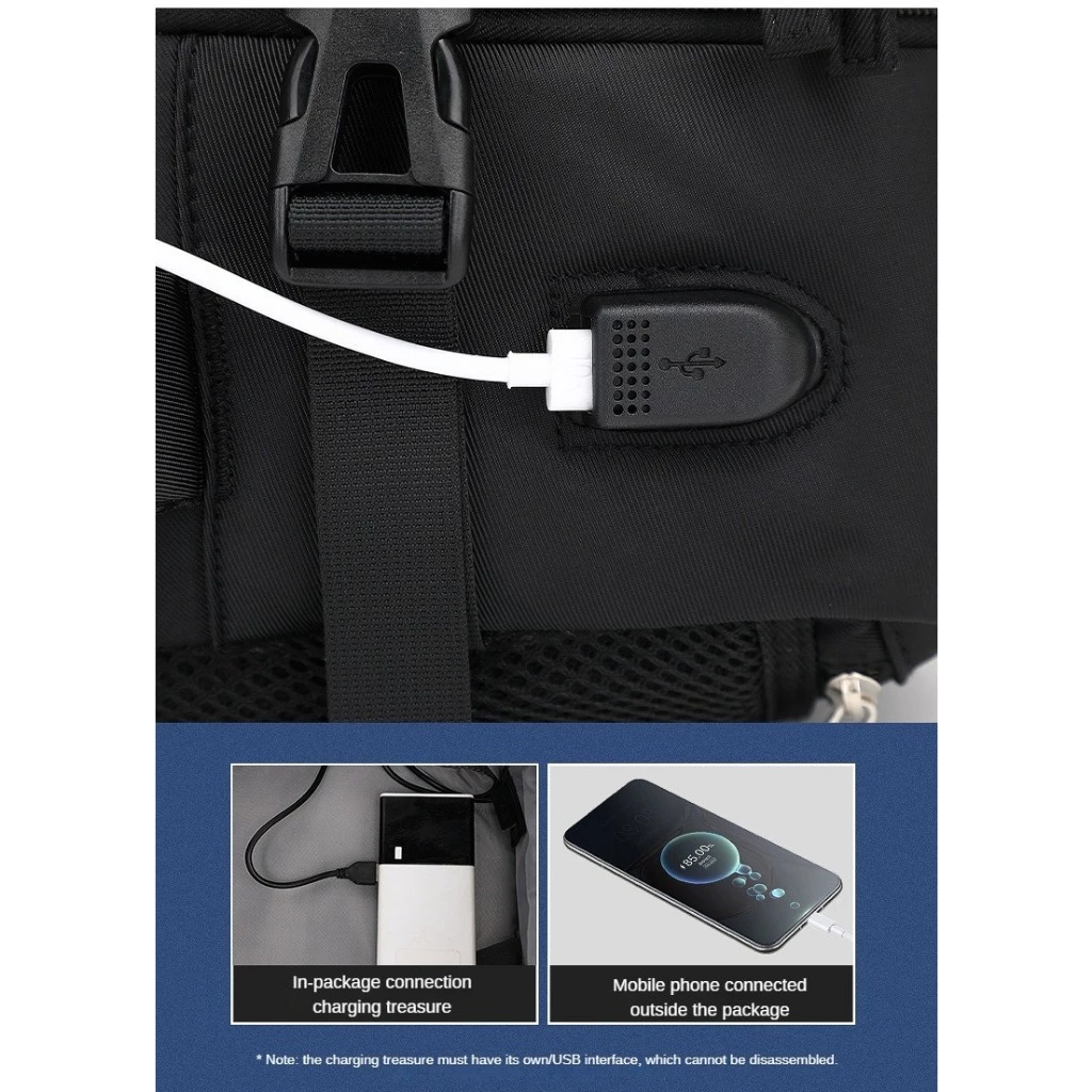 40L Travel bagpack Expandable waterproof Carry on backpack Laptop 15.6 inch